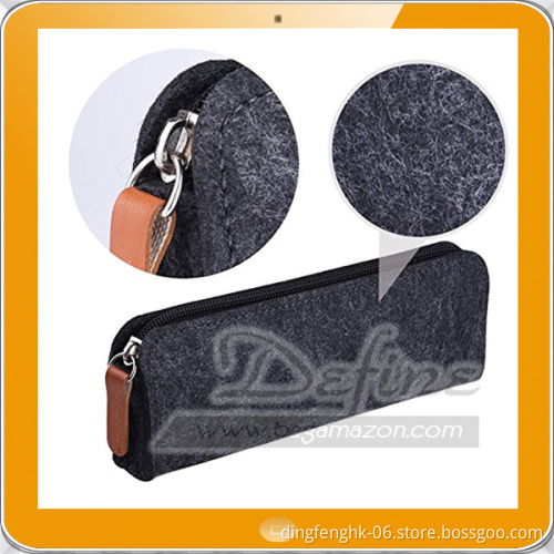 Dark Gray Felt Pen Pencil Case
